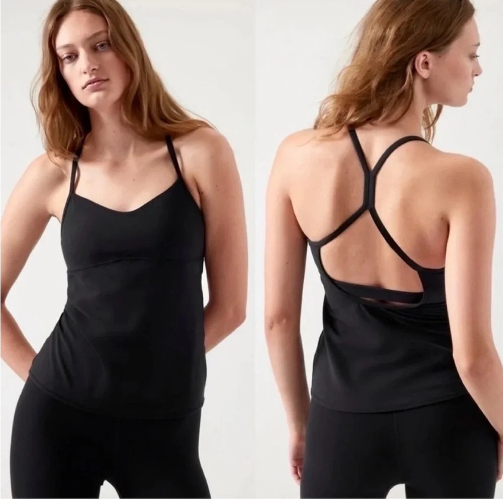 Athleta Vinyasa Support Top Black XL